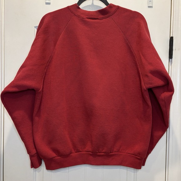 Vintage Looney Tunes Women's Taz Sweatshirt Crewneck Size XL Red Made in USA - Picture 4 of 9